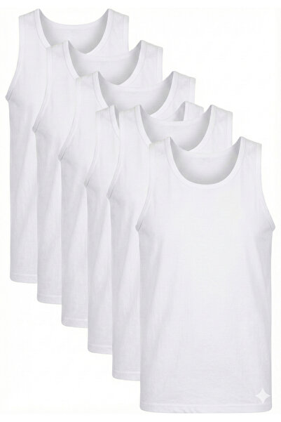 freemen Men's Tank Top Set 6-Pack - Stretchy Cotton Fabric Everyday Underwear Pack
