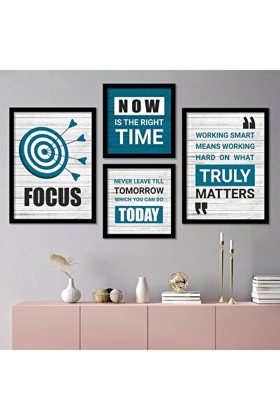 ALAYRA International ألايرا - ملصقات جدارية مؤطرة تحمل اقتباسات تحفيزية - إطا...