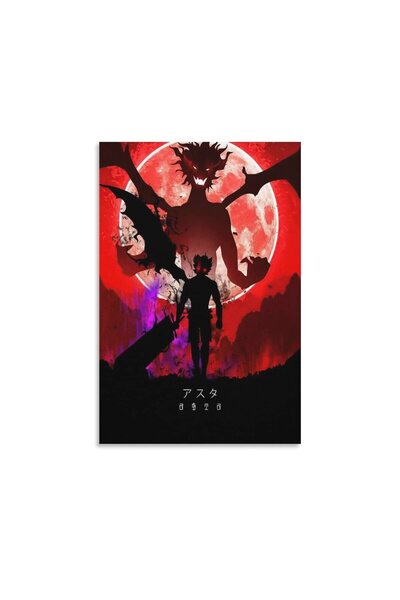 ALAYRA International ملصقات أنمي بلاك كلوفر من ألايرا، ملصقات رائعة لغرف الأولاد والبنات، ديكور جمالي لغرف النوم، فن جداري