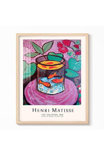 ALAYRA International ألايرا هنري ماتيس فن جداري ماتيس ملصق سمكة ذهبية معرض ال...