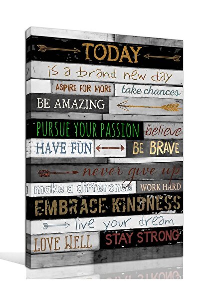 ALAYRA International ALAYRA Inspirational Wall-Art Bedroom - Motivational Pos...