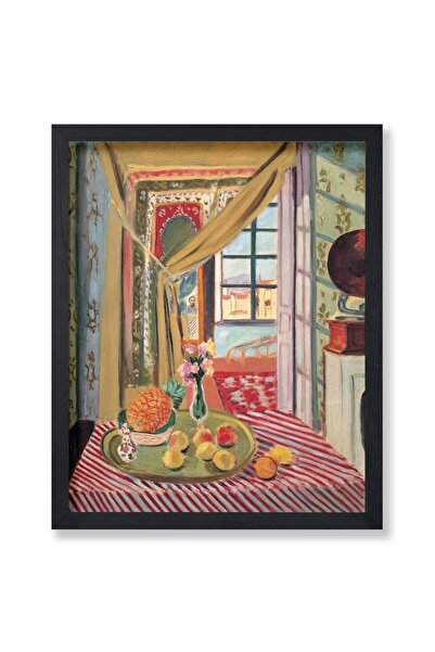 ALAYRA International ملصق ألايرا - ملصق هنري ماتيس عتيق - تصميم داخلي مع طباعة لوحة فونوغرافية -