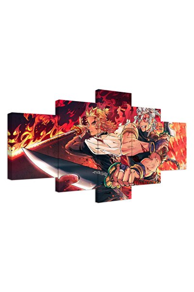 ALAYRA International ALAYRA Anime Poster Kyojuro Rengoku and Tengen Uzui Prin...