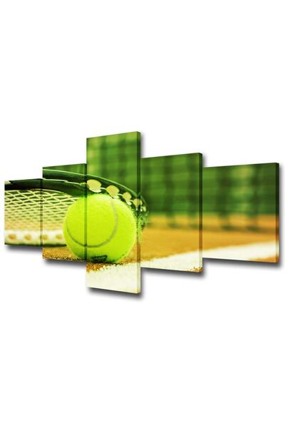 ALAYRA International ALAYRA Sports Painting Wall Decor 5 Piece Canvas Wall Ar...