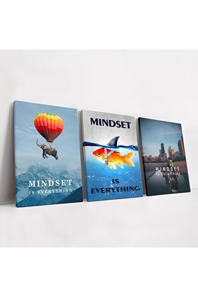 ALAYRA International ألايرا: العقلية هي كل شيء - لوحات جدارية تحفيزية - ملصقا...