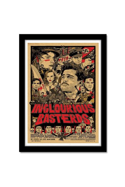 ALAYRA International ALAYRA Hollywood Posters Inglourious Basterds movie Fram...