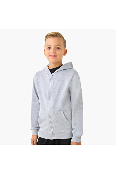 Juniors School Jacket with Zip Closure - Boys