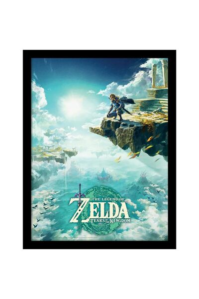 ALAYRA International ALAYRA The Legend of Zelda Poster in Frame (Hyrule Skies...