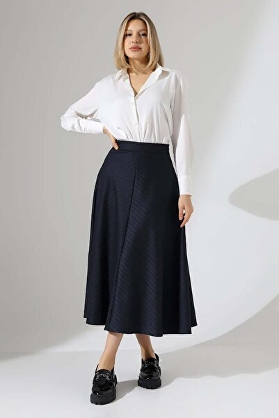 Pulli Collection Patterned Midi Flared Skirt