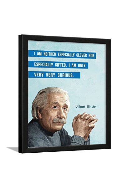 ALAYRA International ملصقات جدارية مؤطرة تحمل اقتباسات تحفيزية لألبرت أينشتاي...