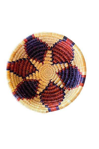 HAZEK KADIN KOOPERATİFİ Cimem Cimem ساق القمح اليدوية البوهيمي الزخرفية سلة خوص لوحة زخرفة الجدار