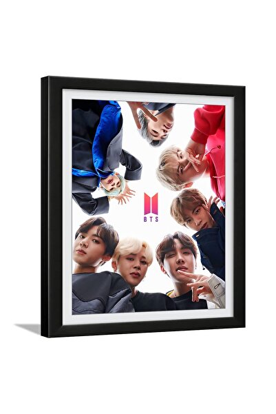 ALAYRA International ملصق مؤطر مناسب لفرقة BTS للأولاد والبنات - هدية صور مؤط...