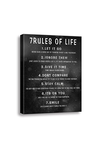 ALAYRA International لوحة جدارية تحفيزية ملهمة من ألايرا، تحمل شعار "قواعد ال...