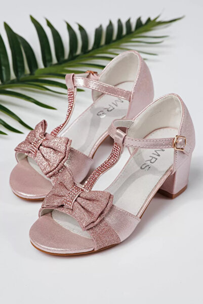 Zaira Ροζ σανδάλια για κορίτσια από οικολογικό δέρμα Mona #21947 - 35