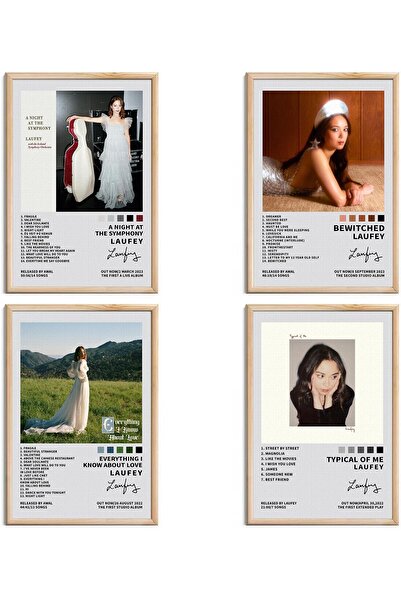 ALAYRA International ALAYRA Hvsaio Laufey Signed Limited Posters Music Album ...