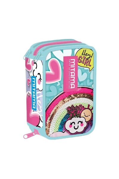 Mitama Penar Super Triplo cu 3 compartimente, design curcubeu