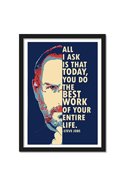ALAYRA International ALAYRA Steve Jobs Motivational Quote Art Poster For Room...