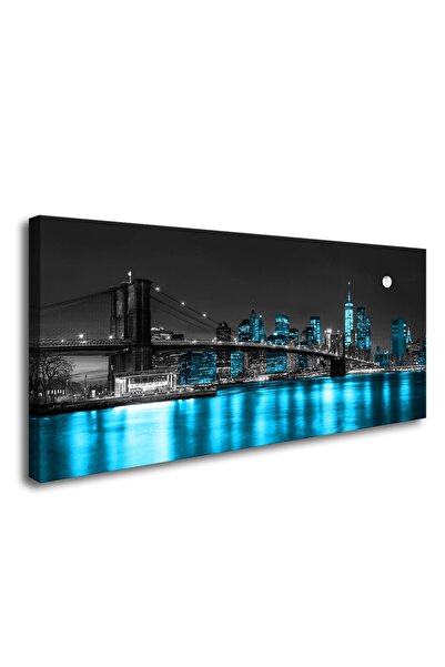 ALAYRA International لوحة جدارية من قماش ALAYRA، باللونين الأسود والأبيض والأ...