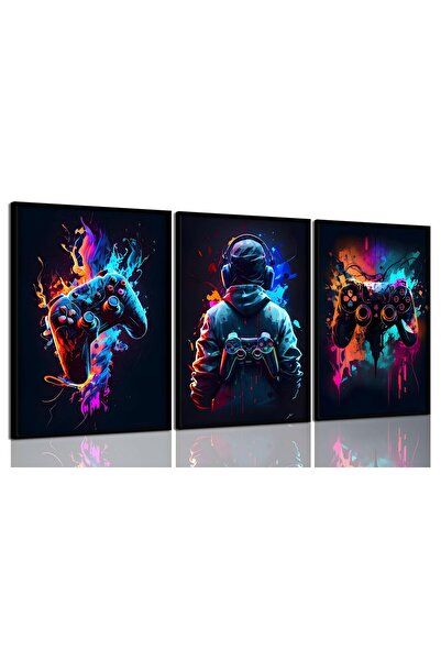 ALAYRA International مجموعة ألايرا الفنية الجدارية لألعاب الفيديو الكلاسيكية،...