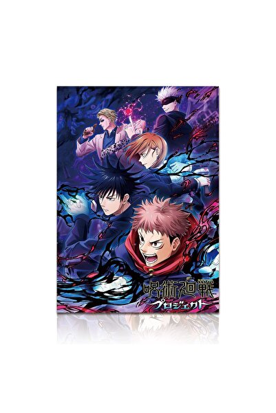 ALAYRA International ALAYRA Jujutsu Kaisen Poster Anime Characters Print on C...