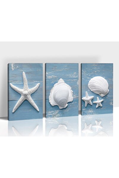 ALAYRA International مجموعة لوحات جدارية من القماش من ALAYRA مكونة من 3 قطع، ...