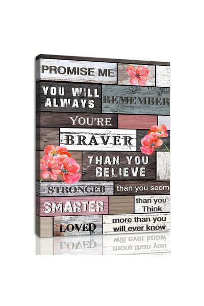 ALAYRA International ملصق جداري مُلهم من الزهور من ALAYRA، ملصق تحفيزي للمكتب...