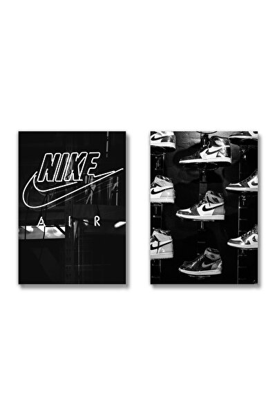 ALAYRA International ALAYRA (UNFRAMED 12 x 16 Set of 2) Michael Jordan Shoes ...