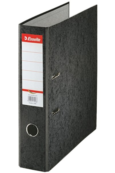 Esselte Rainbow biblioraft, prespan cardboard, partially recycled, FSC certified, A4, 75 mm, black