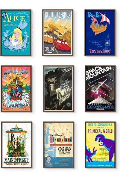 ALAYRA International لوحات جدارية من ALAYRA ديزني باركس - لوحات جدارية ديزني لاند، هدايا ديزني لاند، تصميم ديزني كلاسيكي عتيق