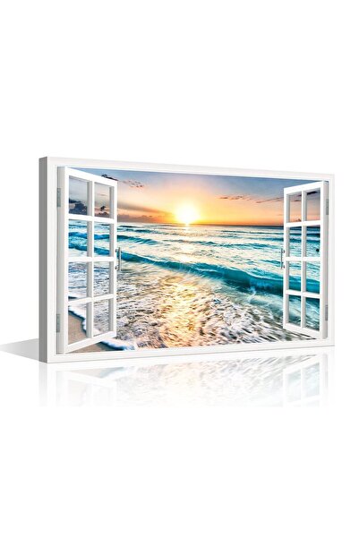 ALAYRA International لوحة جدارية ثلاثية الأبعاد من قماش ALAYRA، تطل على منظر ...