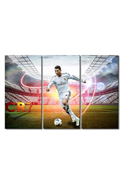 ALAYRA International ALAYRA Famous Football Superstar 3 Pieces Canvas Wall De...