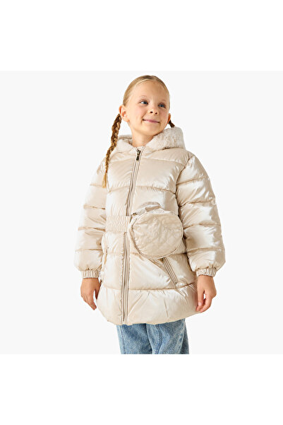 Juniors Padded Jacket with Hood
