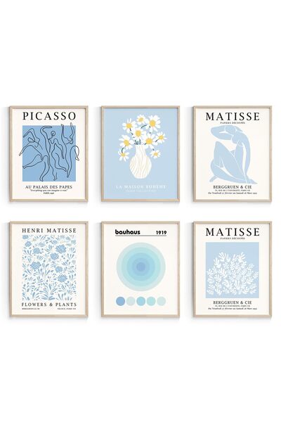 ALAYRA International مطبوعات فنية جدارية من ألايرا بلو ماتيس، ديكورات جدارية ...