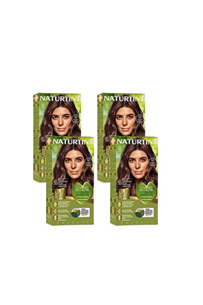 NATURTINT 5.7 Yoğun Çikolata Doğal Saç Boyası 170ML 4'lü Set
