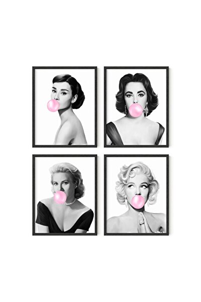 ALAYRA International مجموعة لوحات جدارية فنية مستوحاة من المشاهير من ألايرا -...