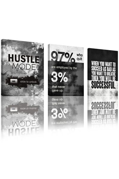 ALAYRA International ALAYRA Motivational Hustle Posters Prints Inspirational ...