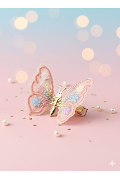 Shiklik Elegantna cvetna kopča za kosu sa pokretnim detaljima leptira