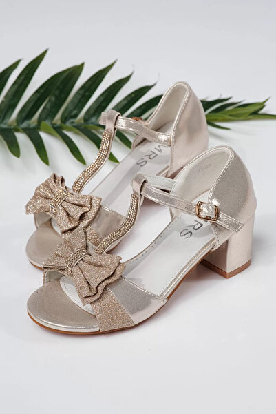 Zaira Sandale fete bej din piele ecologica Mona2 #22009 - 30