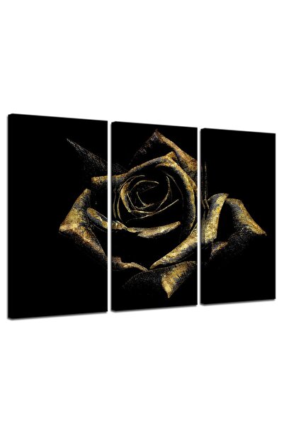 ALAYRA International مجموعة ألايرا الفنية الجدارية المكونة من 3 قطع باللونين ...