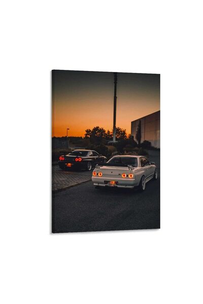 ALAYRA International ALAYRA Car Poster JDM Skyline R34 Poster Poster Decorati...