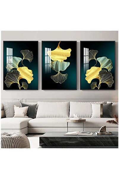 ALAYRA International لوحات جدارية فاخرة من ALAYRA، باللونين الأزرق والذهبي، م...