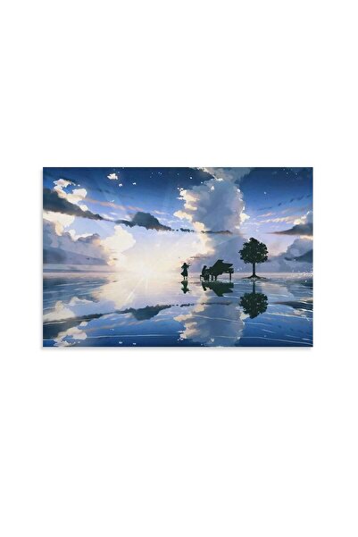 ALAYRA International ملصق أنمي كينغدوم هارتس آيلاندز من ألايرا، لوحة جدارية قماشية، ديكور غرفة