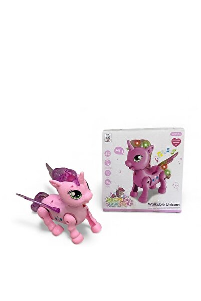 VARDEM OYUNCAK SR IŞIKLI SESLİ PİLLİ YÜRÜYEN AT OYUNCAĞI PONY PEMBE VE MOR OY...