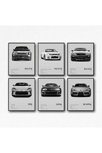 ALAYRA International ملصقات سيارات ALAYRA JDM للجدران، ملصقات فنية لسيارات ال...