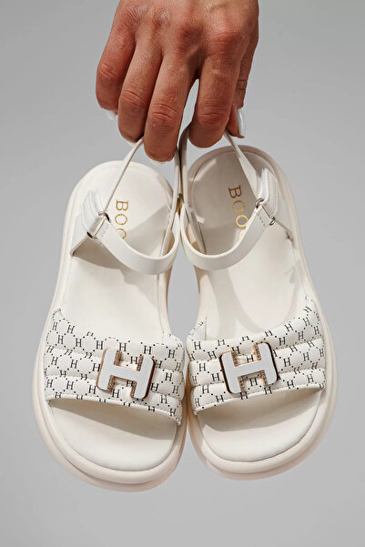 Zaira Λευκά σανδάλια για κορίτσια από οικολογικό δέρμα Juliette2 #21937 - 36