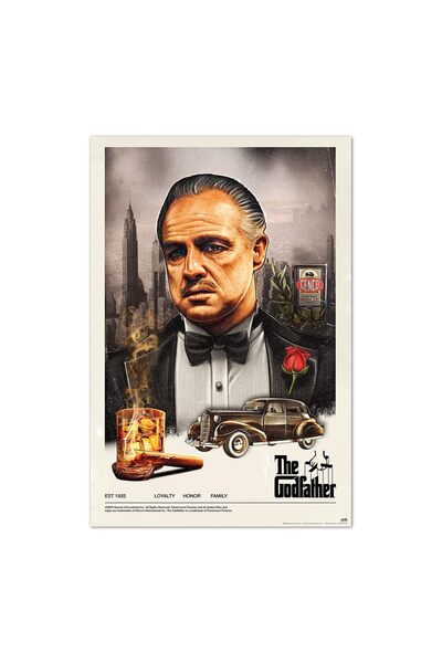 ALAYRA International ALAYRA The Godfather Poster - 36 x 24 inches / 91.5 x 61...