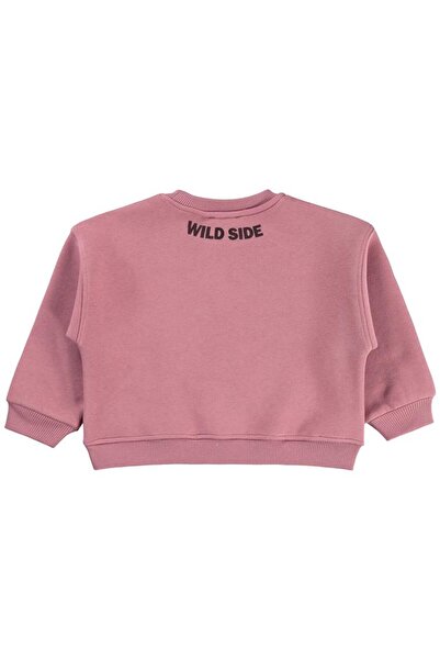 Civil Girls Daisy Embroidered Sweatshirt for Ages 2-5 - Pink 2-3 Years