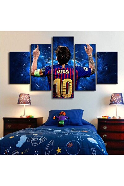 ALAYRA International لوحة قماشية من ALAYRA 5، برشلونة، 10 ملصقات ميسي، نجوم ك...