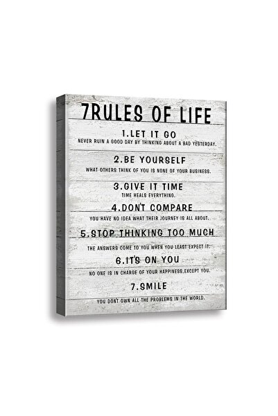 ALAYRA International لوحة جدارية تحفيزية ملهمة من ألايرا، تحمل شعار "قواعد ال...