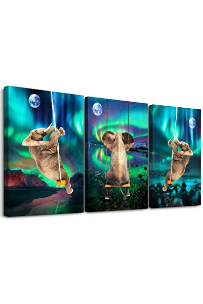 ALAYRA International ALAYRA Wall Decorations For Bedroom 3 Piece Framed Canva...